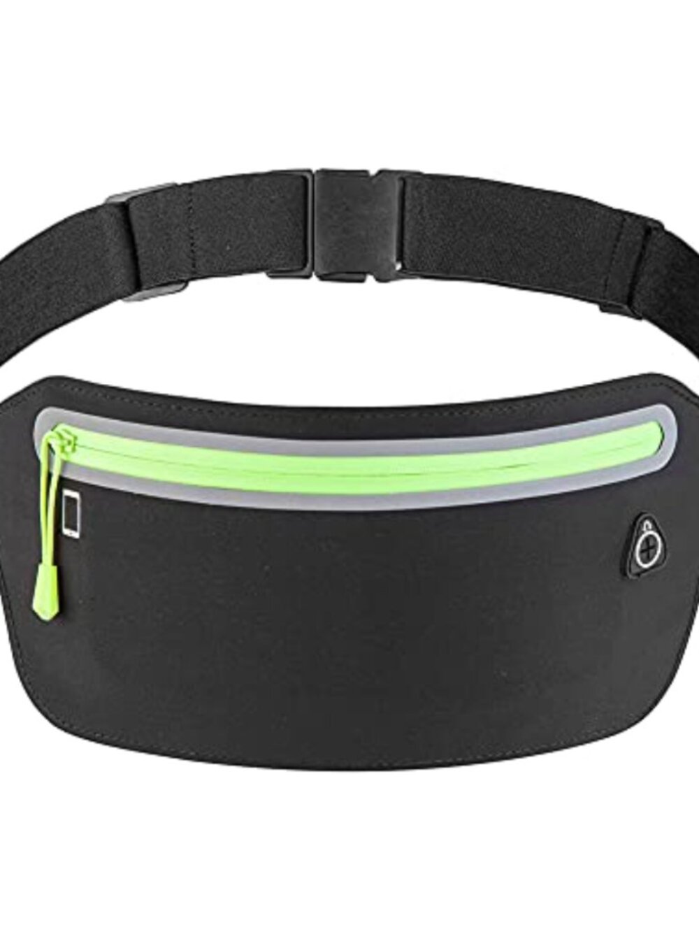 Slim Running Belt Fanny Pack Ultra Light Water Resistant Waist Pack 4 Pockets